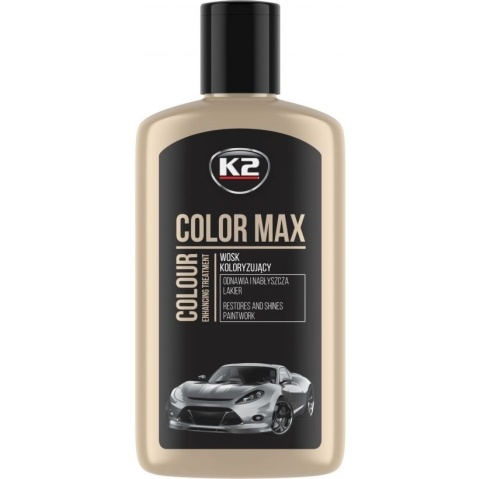 K2 COLOR MAX 250ML WOSK KOLORYZUJĄCY CZARNY