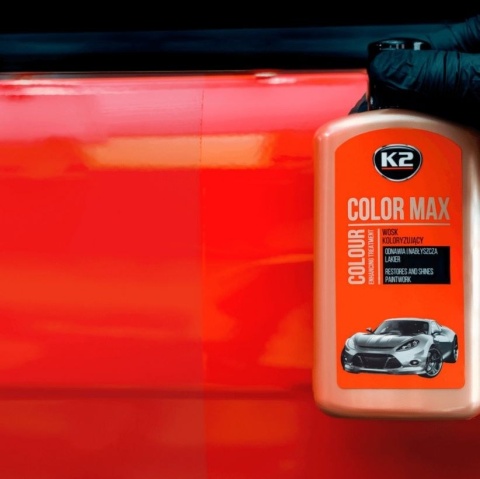 K2 COLOR MAX 250ML WOSK KOLORYZUJĄCY CZERWONY