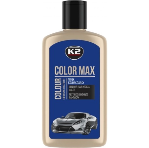 K2 COLOR MAX 250ML WOSK KOLORYZUJĄCY NIEBIESKI