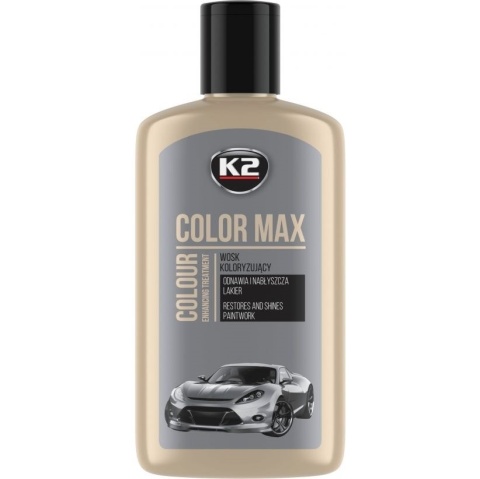 K2 COLOR MAX 250ML WOSK KOLORYZUJĄCY SREBRNY