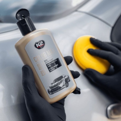 K2 COLOR MAX 250ML WOSK KOLORYZUJĄCY SREBRNY