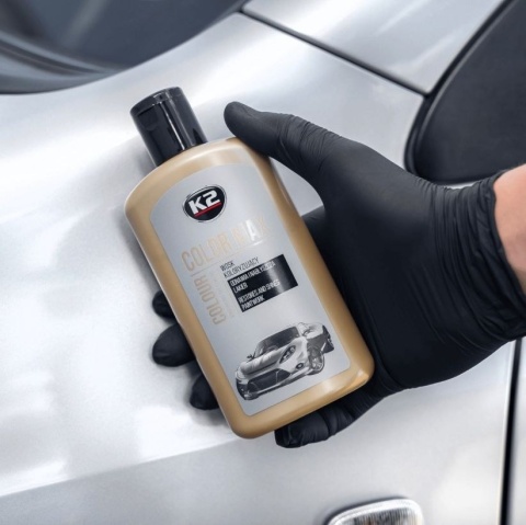 K2 COLOR MAX 250ML WOSK KOLORYZUJĄCY SREBRNY