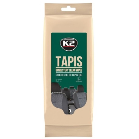 K2 TAPIS WIPES ŚCIERECZKI DO TAPICERKI 24SZT