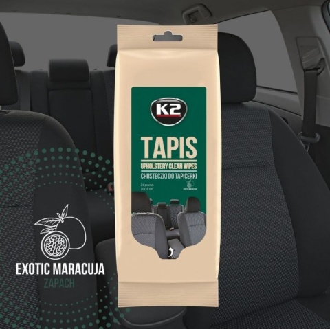 K2 TAPIS WIPES ŚCIERECZKI DO TAPICERKI 24SZT