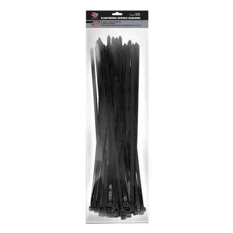 MA PRO plastikowa opaska kablowa - czarna 9,0mm x 450 50szt