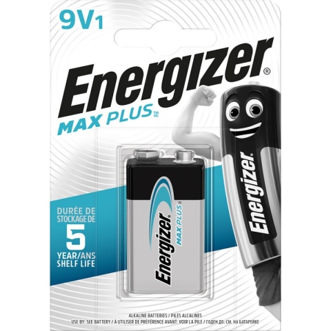 ENERGIZER BATERIA MAX PLUS 9V 6LR61 1 SZT BLISTER
