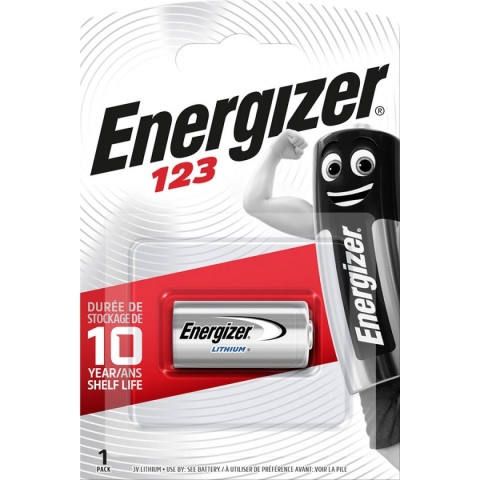 ENERGIZER BATERIA PHOTO LITHIUM 123 BLISTER 1 SZT