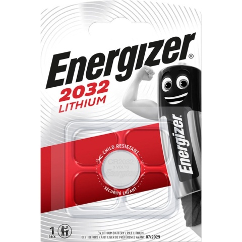 ENERGIZER BATERIA SPECJALISTYCZNA LITOWA CR2032 BLISTER 1 SZT