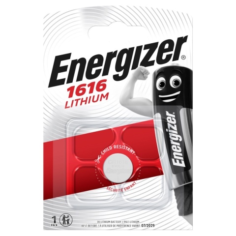 ENERGIZER BATERIA SPECJALISTYCZNA MINIATUROWA LITOWA CR1616 BLISTER 1 SZT
