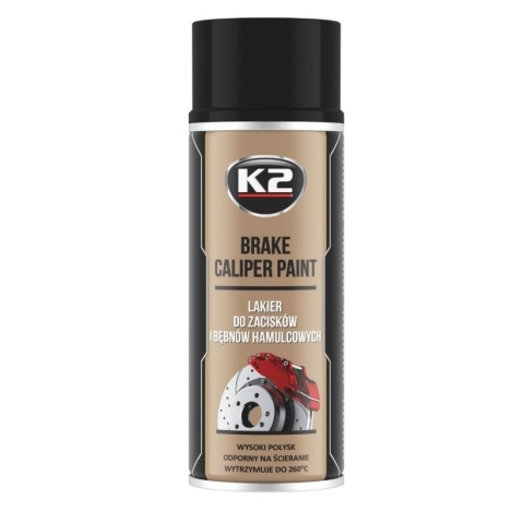 K2 BRAKE CALIPER SPRAY - CZARNY 400ML LAKIER DO ZACISKÓW