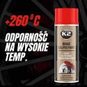 K2 BRAKE CALIPER SPRAY - CZERWONY 400ML LAKIER DO ZACISKÓW