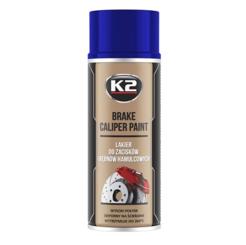 K2 BRAKE CALIPER SPRAY - NIEBIESKI 400ML LAKIER DO ZACISKÓW