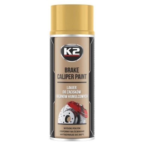 K2 BRAKE CALIPER SPRAY - ZŁOTY 400ML LAKIER DO ZACISKÓW