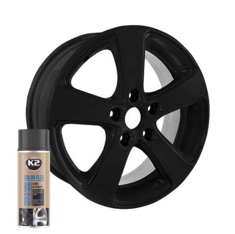 K2 COLOR FLEX GUMA W SPRAYU - CZARNY MAT 400ML