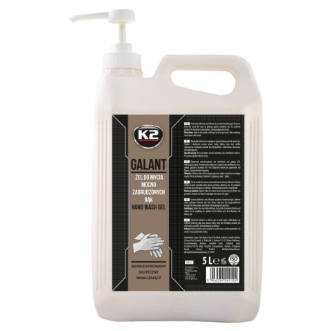 K2 GALANT Z POMPKĄ 5L ŻEL DO MYCIA RĄK