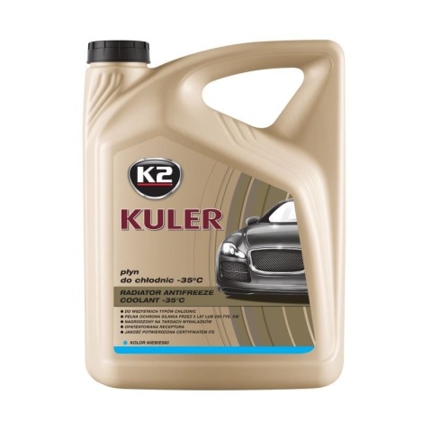 K2 KULER PŁYN DO CHŁODNIC -35C 5L NIEBIESKI