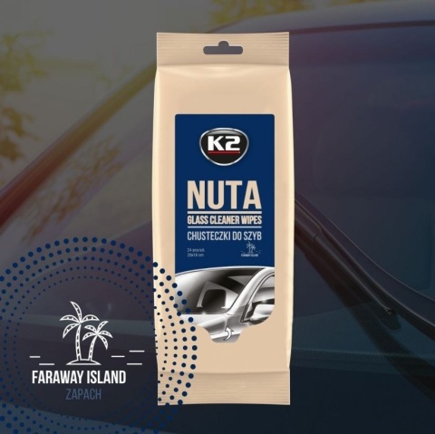 K2 NUTA GLASS WIPES CHUSTECZKI SZYBA 24SZT