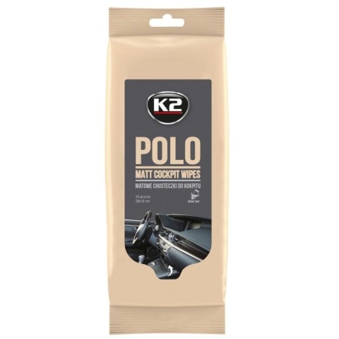 K2 POLO MATT WIPES CHUSTECZKI KOKPIT 24SZT