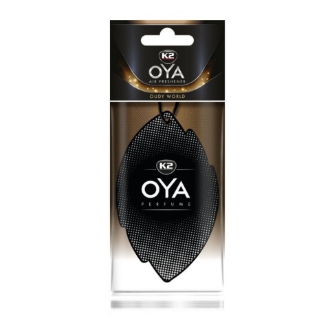 K2 VINCI OYA OUDY WORLD ZAPACH SAMOCHODOWY ZAWIESZKA PAPIEROWA