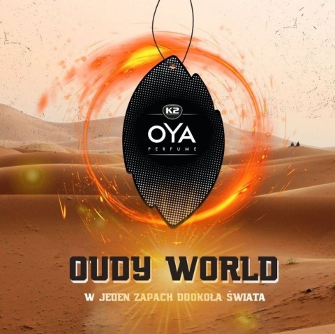 K2 VINCI OYA OUDY WORLD ZAPACH SAMOCHODOWY ZAWIESZKA PAPIEROWA