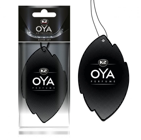 K2 VINCI OYA SILVER SKY ZAPACH SAMOCHODOWY ZAWIESZKA PAPIEROWA