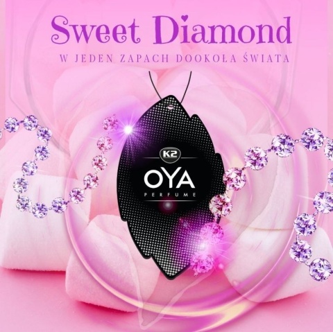 K2 VINCI OYA SWEET DIAMOND ZAPACH SAMOCHODOWY ZAWIESZKA PAPIEROWA