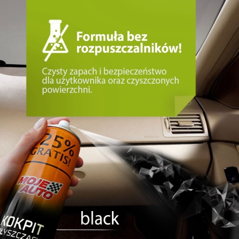 MOJE AUTO KOKPIT BŁYSZCZĄCY BLACK 500ML