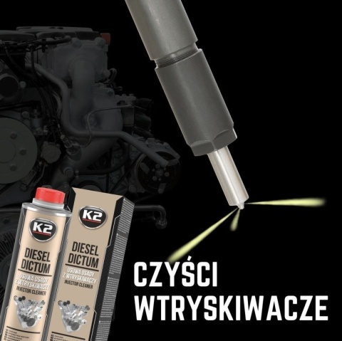 K2 DIESEL DICTUM 500ML CZYSZCZENIE WTRYSKÓW