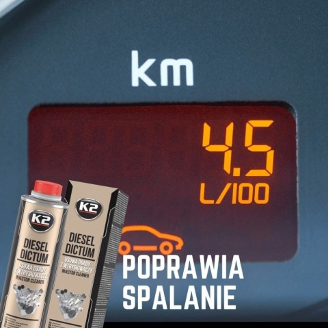 K2 DIESEL DICTUM 500ML CZYSZCZENIE WTRYSKÓW