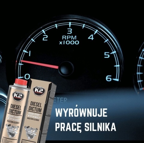 K2 DIESEL DICTUM 500ML CZYSZCZENIE WTRYSKÓW