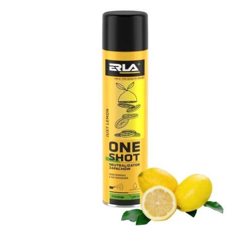 K2 ERLA ONE SHOT 600 JUST LEMON NEUTRALIZATOR ZAPACHÓW