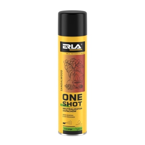 K2 ERLA ONE SHOT 600 SANDALWOOD NEUTRALIZATOR ZAPACHÓW