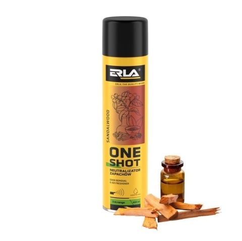 K2 ERLA ONE SHOT 600 SANDALWOOD NEUTRALIZATOR ZAPACHÓW