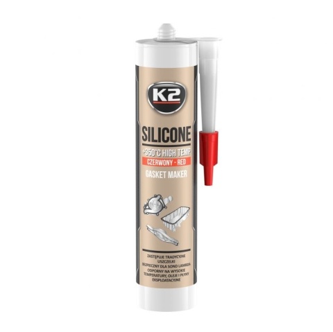 K2 SILIKON RED KART. 300G PŁYNNA USZCZELKA