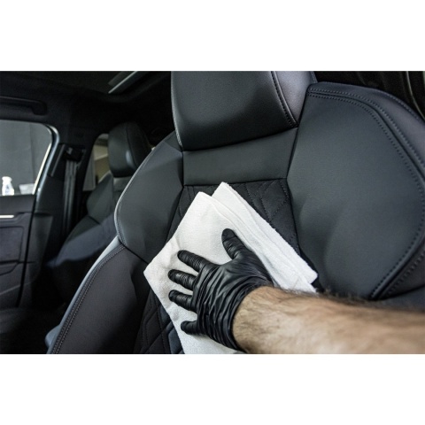 MOJE AUTO DETAILER MIKROFIBRA DO POWIERZCHNI SKÓRZANYCH LEATHER WHITE 310g/m2 40x40cm