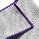 MOJE AUTO DETAILER MIKROFIBRA WAFLOWA DO SZYB DIAMOND GLASS 370g/m2 40x40cm GREY