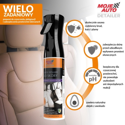 MOJE AUTO DETAILER QUICK DETAILER DO SKÓRY 290ML