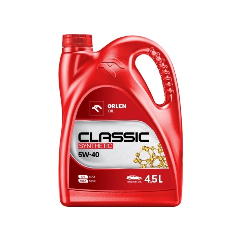 ORLEN CLASSIC SYNTHETIC 5W40 4,5L