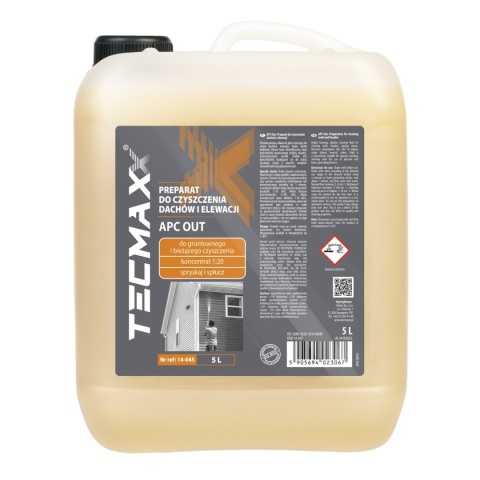 TECMAXX APC OUT PREPARAT DO CZYSZCZENIA DACHÓW I ELEWACJI 5L