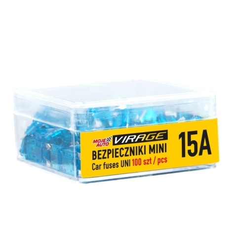 VIRAGE- Bezpieczniki MNI 100 szt. 15A