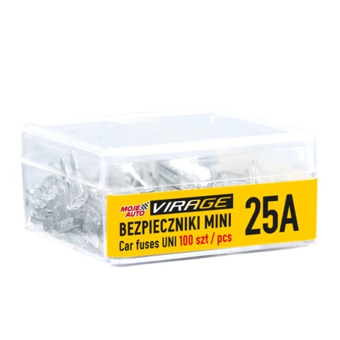 VIRAGE- Bezpieczniki MNI 100 szt. 25A