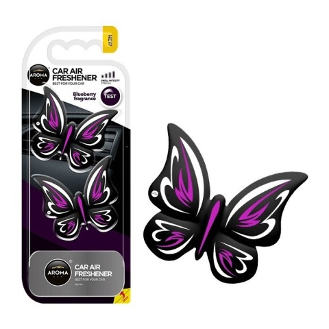 AROMA CAR ZAPACH DOUBLE BUTTERFLY BLUEBERRY
