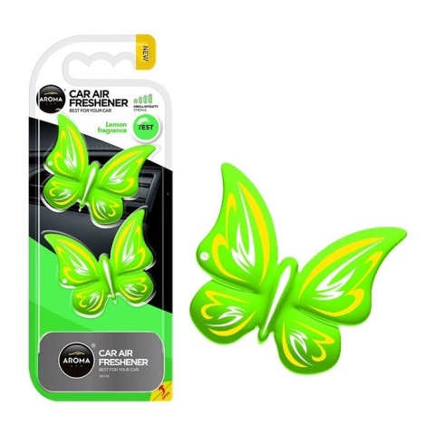 AROMA CAR ZAPACH DOUBLE BUTTERFLY LEMON