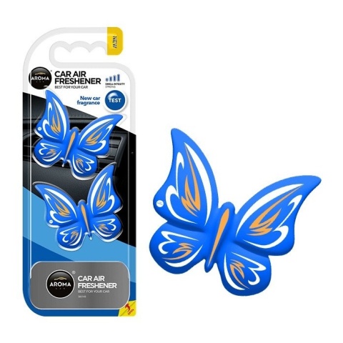 AROMA CAR ZAPACH DOUBLE BUTTERFLY NEW CAR