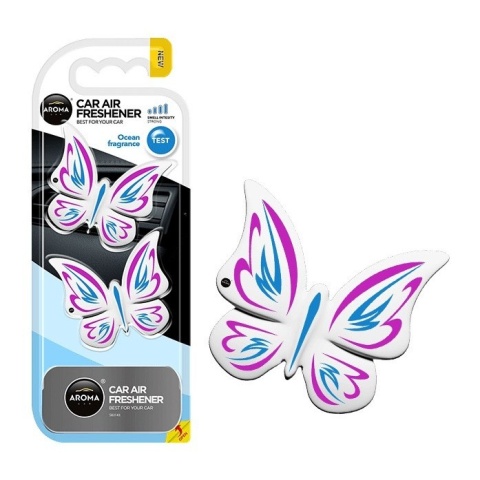 AROMA CAR ZAPACH DOUBLE BUTTERFLY OCEAN