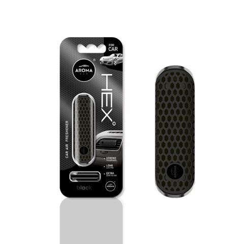 AROMA CAR ZAPACH HEX BLACK