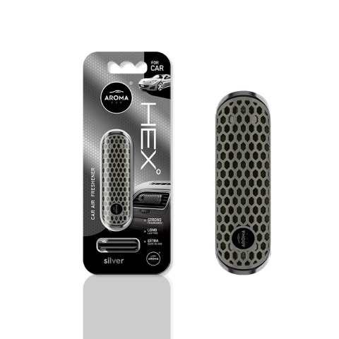 AROMA CAR ZAPACH HEX SILVER