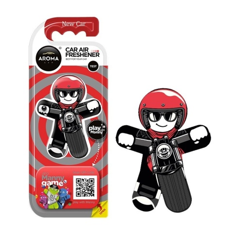 AROMA CAR ZAPACH MANNY BIKER NEW CAR