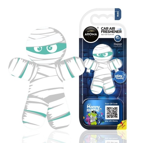 AROMA CAR ZAPACH MANNY HALLOWEEN MUMMY HAPPY