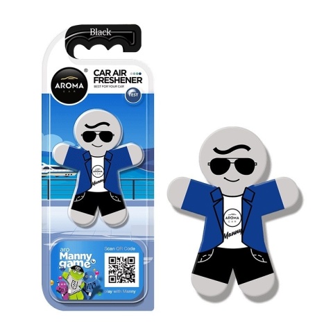 AROMA CAR ZAPACH MANNY STYLISH BLACK
